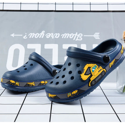 Cute New Animal Baby Boys Slippers Summer Kids Cartoon Sandals Toddler Beach Shoes Girls Cute Slides Children Slippers