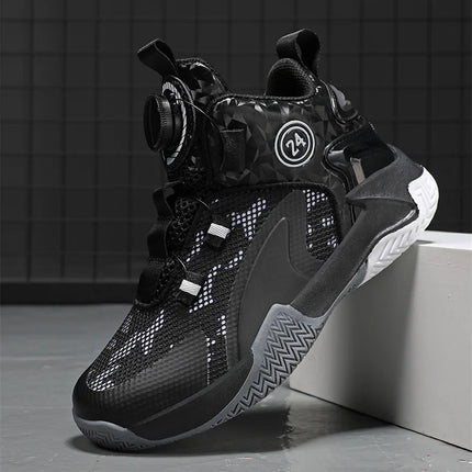 Kids Basketball Shoes Boys Sneakers Non-slip Child Trainer Basket Shoes Outdoor Children Sport Shoes