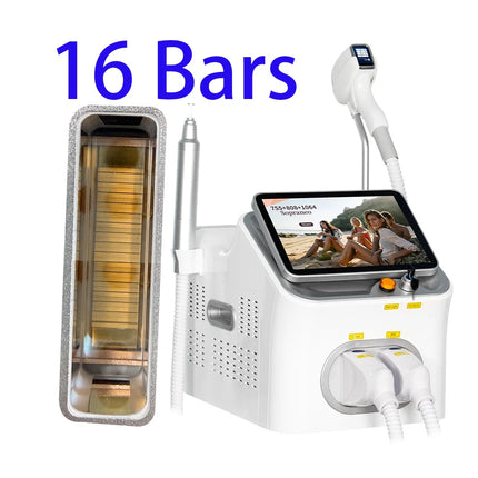 NEW Professional FAC 2 IN 1 Diode Laser 5000w Hair Removal Machine Pico Qswitch ND YAG tattoo removal machine 4 Waves 808NM
