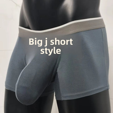 Ultra Men Modal Ice Silk Boxer Briefs Big Pouch Extra Large Bulge Enhancing Breathables Coolings Lightweight Mens Boxers Panties