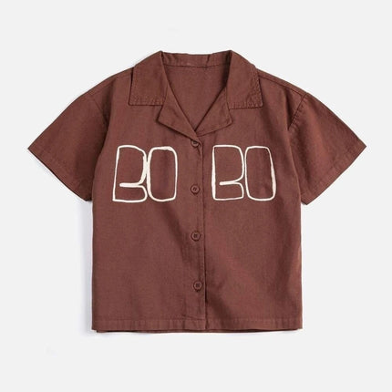 2026 New Spring Summer Children's Costumes Boys Shirts Shorts Korean Baby Boys Girls Jackets Sweatshirts Shorts Set Clothings
