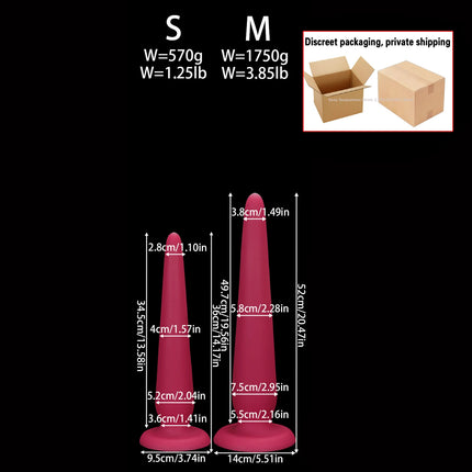 New 25.98 Inch Long Anal Plug Silicone Buttplug Huge Anal Dildos for Women Men Vaginal/Prostate Massage Sigmoid Stimulation 18+