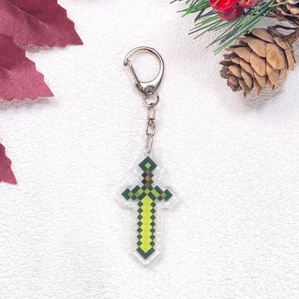 1/27Pcs Game Totem of Undying Car Keychain Accessories Acrylic Cute Charms Pendant For Bag Funny Key Holder Backpack Decoration