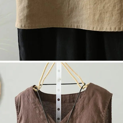 Retro Han Hanma Svel Strap Vest Women's Inner Summer Overhead Base irt  Casual Versatile Slimming Top