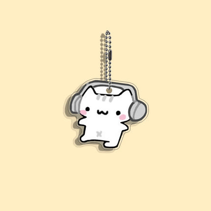 Funny Cat Character Keychain Student Gift Bag Women's Bag Cute Things Gift For Best Friends Wholesale Gifts Kitty