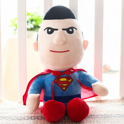 Big Size Cartoon Super Hero Plushies Captain America Spider Man Iron Man Doll Soft Stuffed Anime Plushies Birthday Gifts Kids