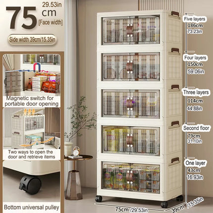 Folding Storage Cabinet Wardrobe / Armoire Rangement Pliable