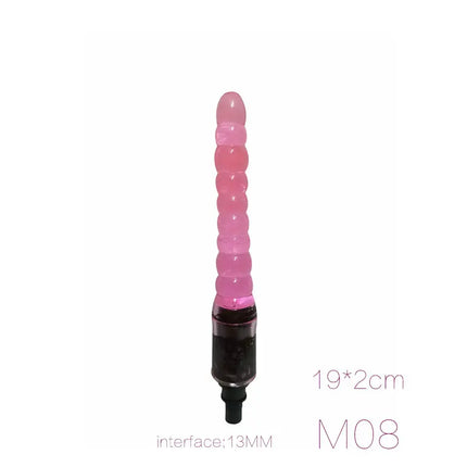 Masturbator Fascia Gun Adapter Attachements Massage Head to silicone Dildo Sex Toys for Women Vibrators Penis