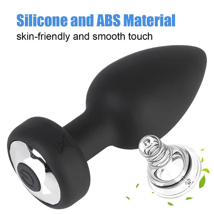 Anal Plug Butt Vibrator Wireless Control Adult Sex Toys Female Masturbator Stimulator Male Prostate Massager Vibrator Portable