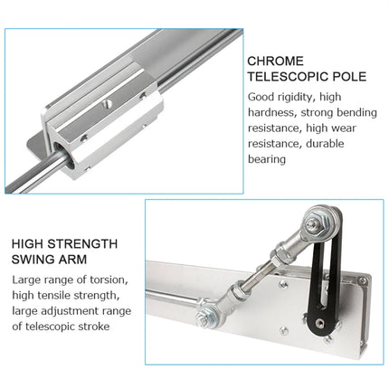 60mm-200mm Stroke Automatic Telescopic Sex Machine with Power Controller 100-240V Optional 3XLR Connector/Suction Cup/Bracket