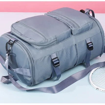Women Large Travel Backpacks Waterproof Stylish Casual Daypack Bags with Luggage Strap Backpack Ladies Sports Yoga Luggage Bags