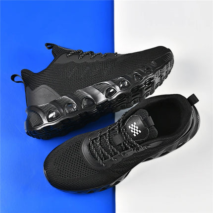 Men's air cushion casual sneakers spring summer lightweight outdoor racing running shoes breathable plus size speed sports shoes