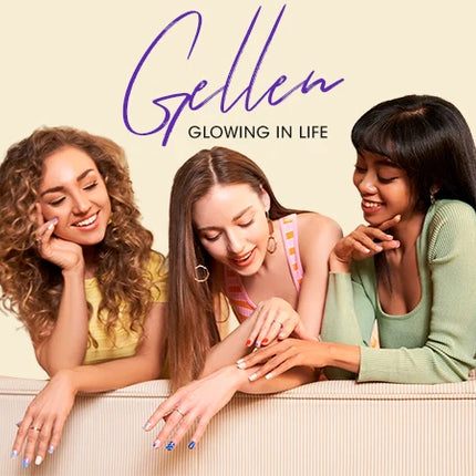 GELLEN Nail Polish Set 18ml 4PCS Kit Base Coat Top Gel Cuticle Softener Oil Salon Quality Manicure Pedicure Valentines Gift