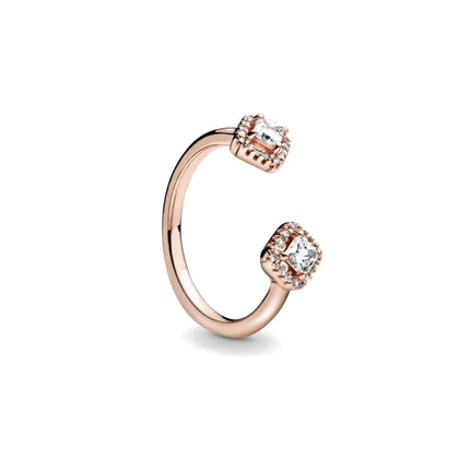 18K Gold Plated 925 Sterling Silver Flowers And Leaves Disc-shaped Ring 6 7 8 9 Rings Wedding Fashion Fine Luxury Jewelry Women