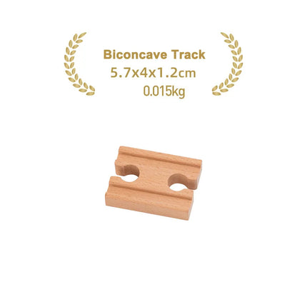 Kinds Of Wooden Track Accessories Beech Wood Railway Train Track Toys Fit for Biro All Brands Wooden Tracks Kids Education Toys