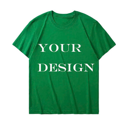 Unisex Cotton Tshirt Customized Printed Fashion T Shirt Harajuku Top DIY Your Like Photo or Logo T-shirt Fashion Custom Top