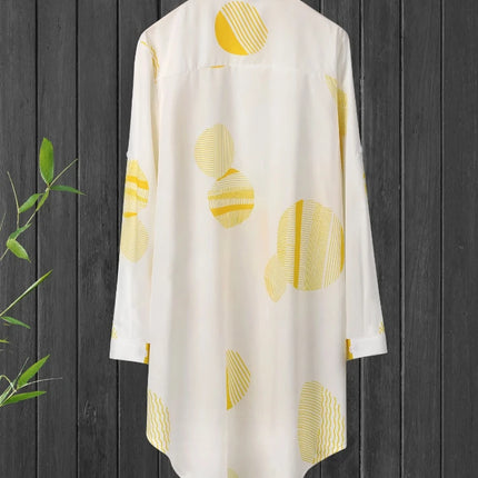 Plus Size Black and White Shirt for Women's Spring and Summer Travel Thin Top Sunscreen Breathable Clothes POLO Collar