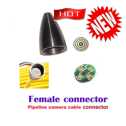 Pipe Inspection Camera Cable Repair Kit Connector Pipe Camera Head Cable Replacement Spare Part