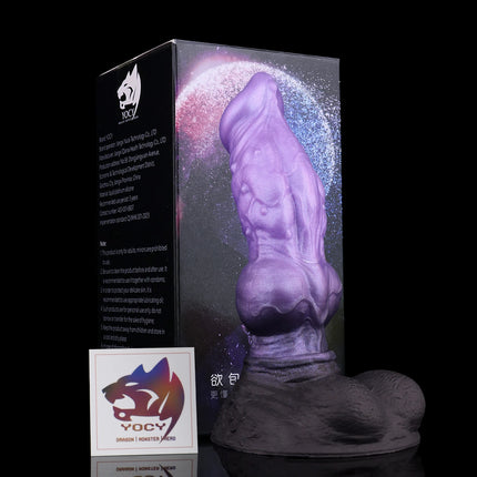 YOCY Fantasy Anal Plug Liquid Silicone Huge Dildo Big Buttplug with Suction Cup G-spot Vagina/Prostate Masturbation Sex Toy