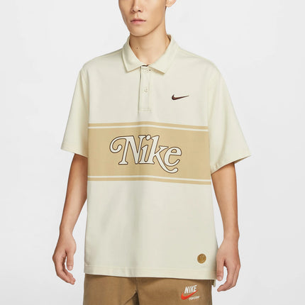 Nike Official Authentic 2024 New Men's Loose Casual Sport Collar Short Sleeve HM4456-113