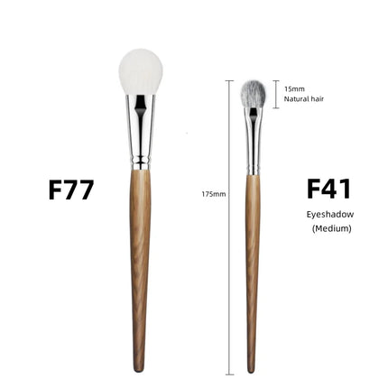 Natural Hair Blush Brush Face Highlighter Shadow Makeup Brushes Natural Goat Hairs Bronzer Pro Essential Cosmetic Tools