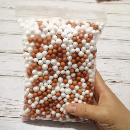 6-8mm 4000pcs Multi Color Foam Balls Mini Beads Polystyrene Styrofoam Filler Bubble Ball DIY Wedding Christmas Party Decoration