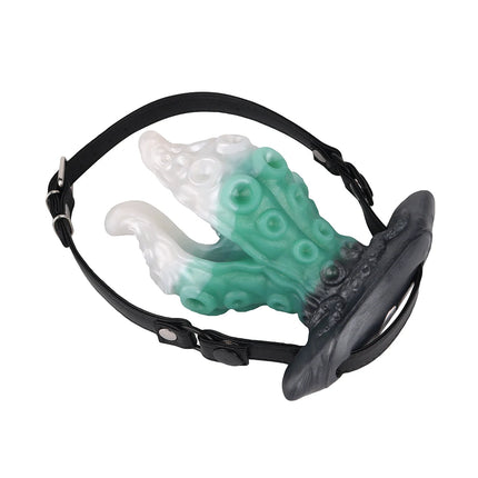 SMMQ Erotic Silicone Mouth Gag Wireless Vibration Mouth Restraint For Men Women Flirting BDSM Adult Game Vibrator Sex Toy