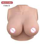 Short collar Color 2 / GERMANY / H cup gel filling