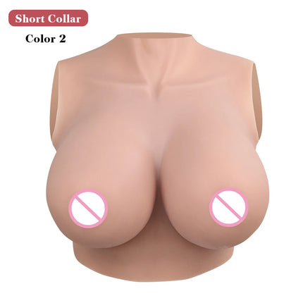 Eyung H Cup Silicone Breast Forms Fake Tits Enhancer For Crossdresser Drag Queen Fake Boobs Tits Breastplate Male To Female Sissy