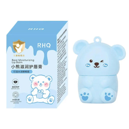 Long Lasting Nourishing Lip Balm Cute Bear Fruit Moisturizing Lip Balm Prevent Dryness & Hydrating Winter Care Lip Balm Lip Care
