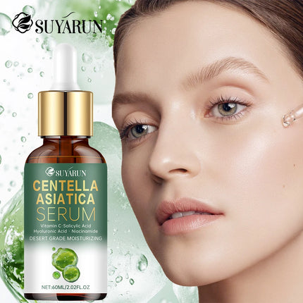 SUYARUN Premium Centella Asiatica Serum - Hydrating & Soothing Face Treatment for Acne, Redness & Anti-Aging | Natural Skin Care