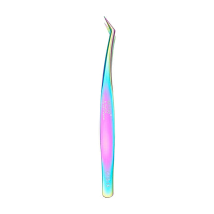1PC Stainless Steel Lash Tweezers With Fiber Tips High Precision Tweezer Professional for Volume Fans Eyelash Extension