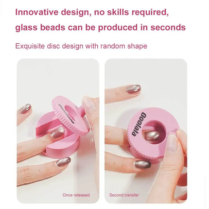 Rotating Cat Eye Nail Magnet Wide Light Glass Bead Effect Multifunctional Strong Automatic Nail Art Magnetic for Gel Nail Polish