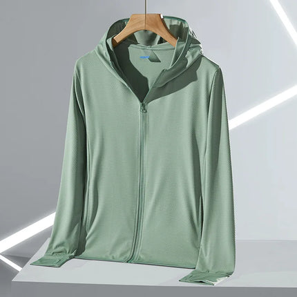 UPF45 UV Sun Protection Clothing Women's Zip Up thin Hoodie Long Sleeve Seatshirt Light Outdoor Fishing Running Hiking Jacket