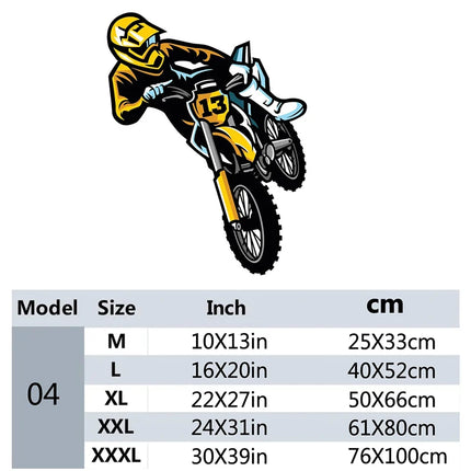 Motocross Dirt Bike Wall Decal Boys Bedroom Playroom Home Decoration Motorbike Extreme Sport Art Window Sticker Mural