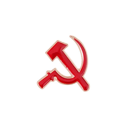 Russia Flag Enamel Pins Custom Brooches Simple Lapel Badges Peace and Love Jewelry Gift for Friends