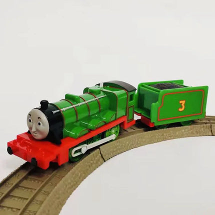 NO BOX 1:43 Thomas And Friend Alloy Magnetic Train Track Locomotive Toby Emily Petcy Duck Train Model Boy Educational toy Gift