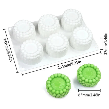 Bento Origami Silicone Cake Mold Diy Pudding Chocolate Mousse Mould Cake Decorating Baking Supplies Candle Plaster Making Molds
