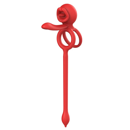 Vibrating Cock Ring App Control Penis Ring Vibrator with Vibrating Butt Plug 9 Vibration Modes Couples Sex Toy Clit Stimulator