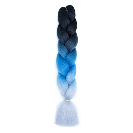 24 Inches DIY Jumbo Braiding Hair Synthetic Hair Extensions Afro Ombre Crochet Braid Hair Wholesale For Women
