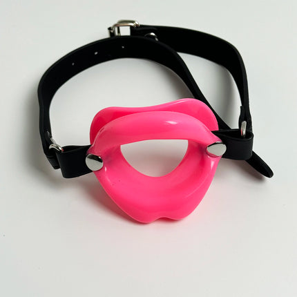 Lip Mouth Open Belt Fetish Silicone Oral Gag Openner Bondage Roleplay gift