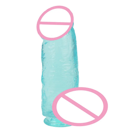 D 7.5CM SUPPER thick dildo Huge Realistic Giant Long Dildo Soft Silicone Vaginal Masturbators Penis Erotic Toy for Women - DILDO