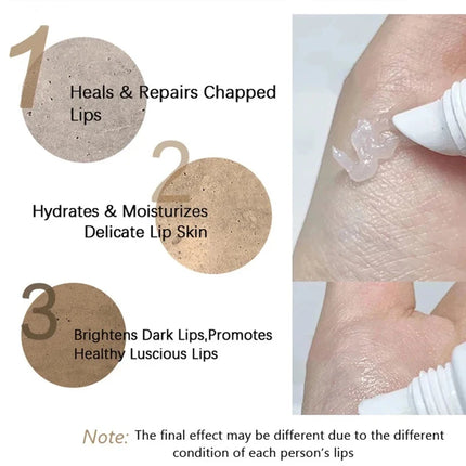 15g Remove Dark Lip Balm Lip Essence Cream Lighten Lip Lines Whitening Moisturizing Brightening Serum Lip Care Product Women Men