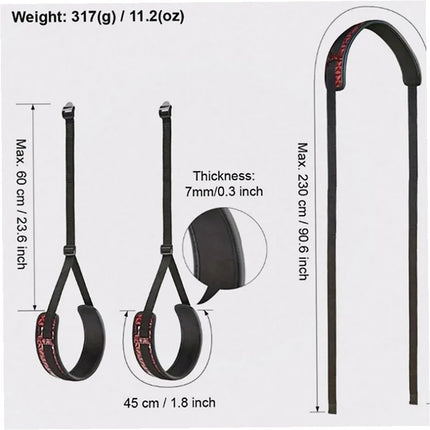 BDSM Bondage Kit With Collar Leash Handcuffs Ankle Cuffs Whip Blindfold Fetish Rope Adult Games Sex Toys