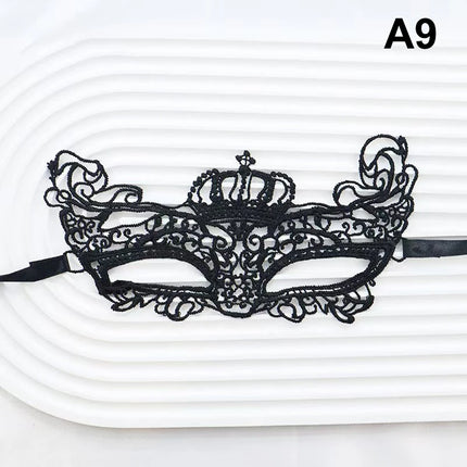 Women Lace Mask Eye Masquerade Party Masks Masked Ball Cosplay Costumes Carnival Half Face Mask