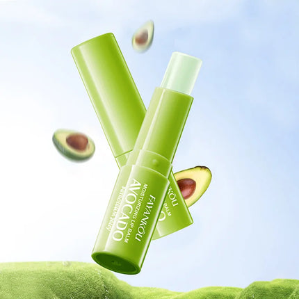 1/2/3pcs Avocado Moisturizing Lipstick Lip Balm Nourishing Repairing Hydrating Beauty Lips Plumper Skin Care Products