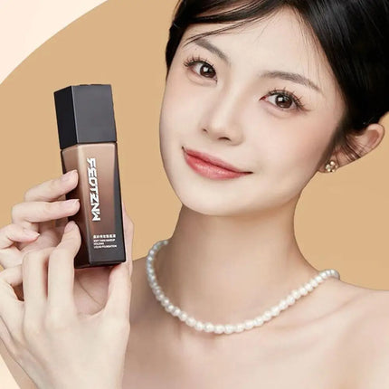 30ml Feotznw Soft Yarn Makeup Foundation Liquid Skin Care Foundation Concealer Long-Lasting Female Base Makeup Liquid Foundation