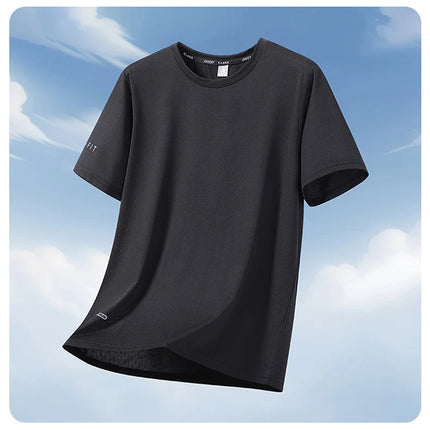 Men T Shirt 12xl 11xl 10xl Popular Tees Big Size 110-175kg 5XL 6XL 7XL Plus Size Spandex Round Neck Short Sleeve Oversized Tops