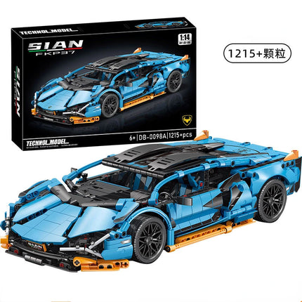 Building Blocks Roadster Technology 1:14 Racing Roadster building blocks Assembly brick vehicle toy gift for boys