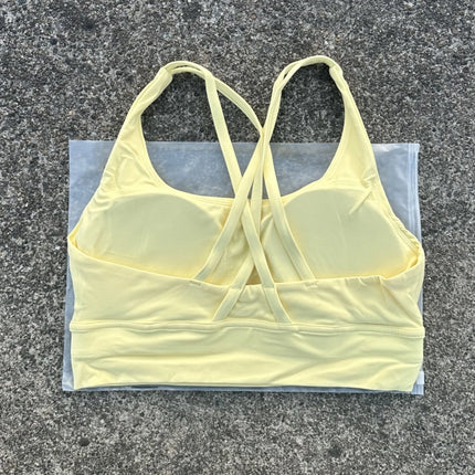 Solid Color Fitness sport Bra Women Cross soft high strength Tight Top Comprehensive Training Gym Yoga Underwear With Chest Pad